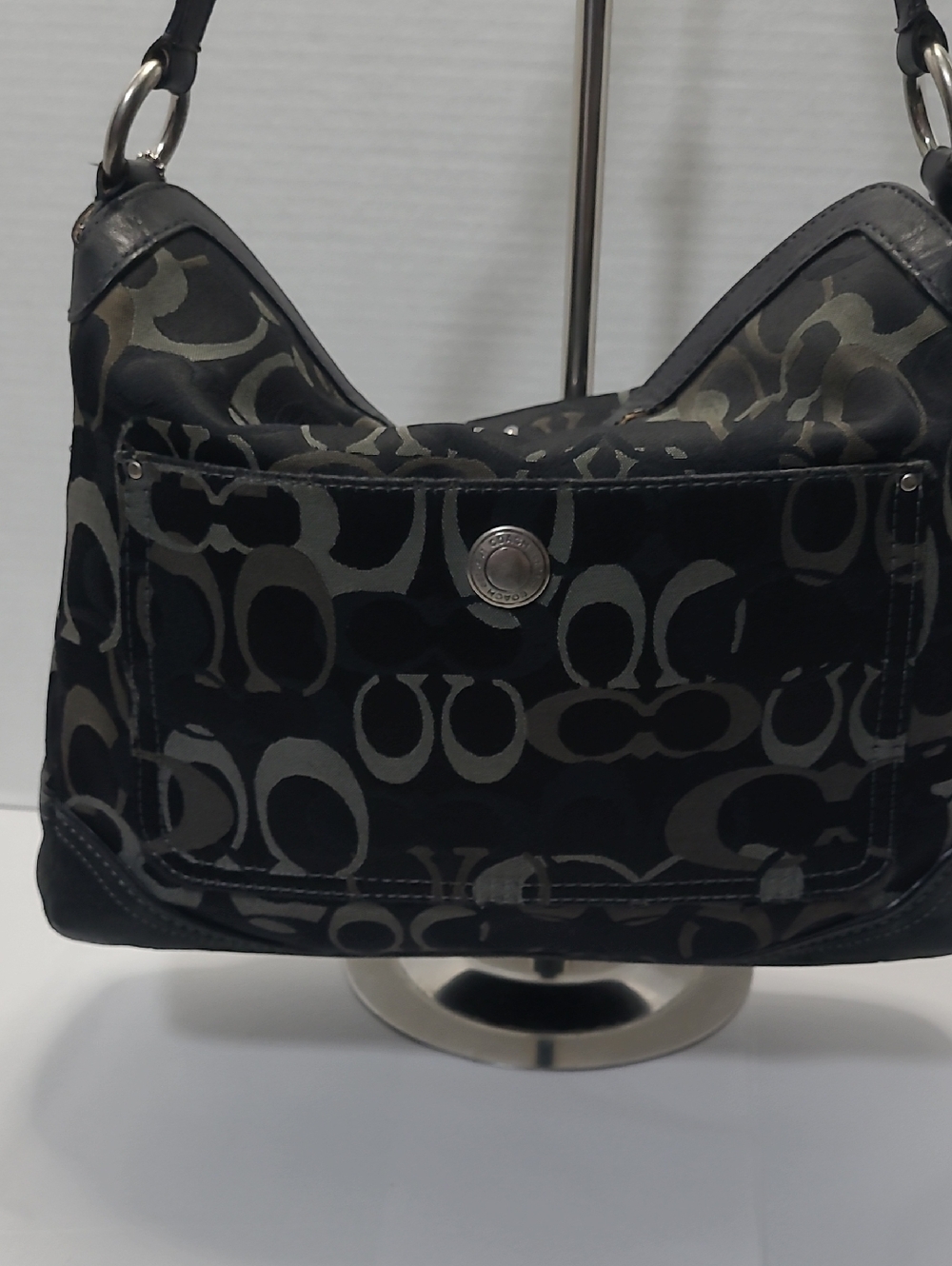 Coach Chelsea Signature C Optic Hobo - Picture 8 of 16